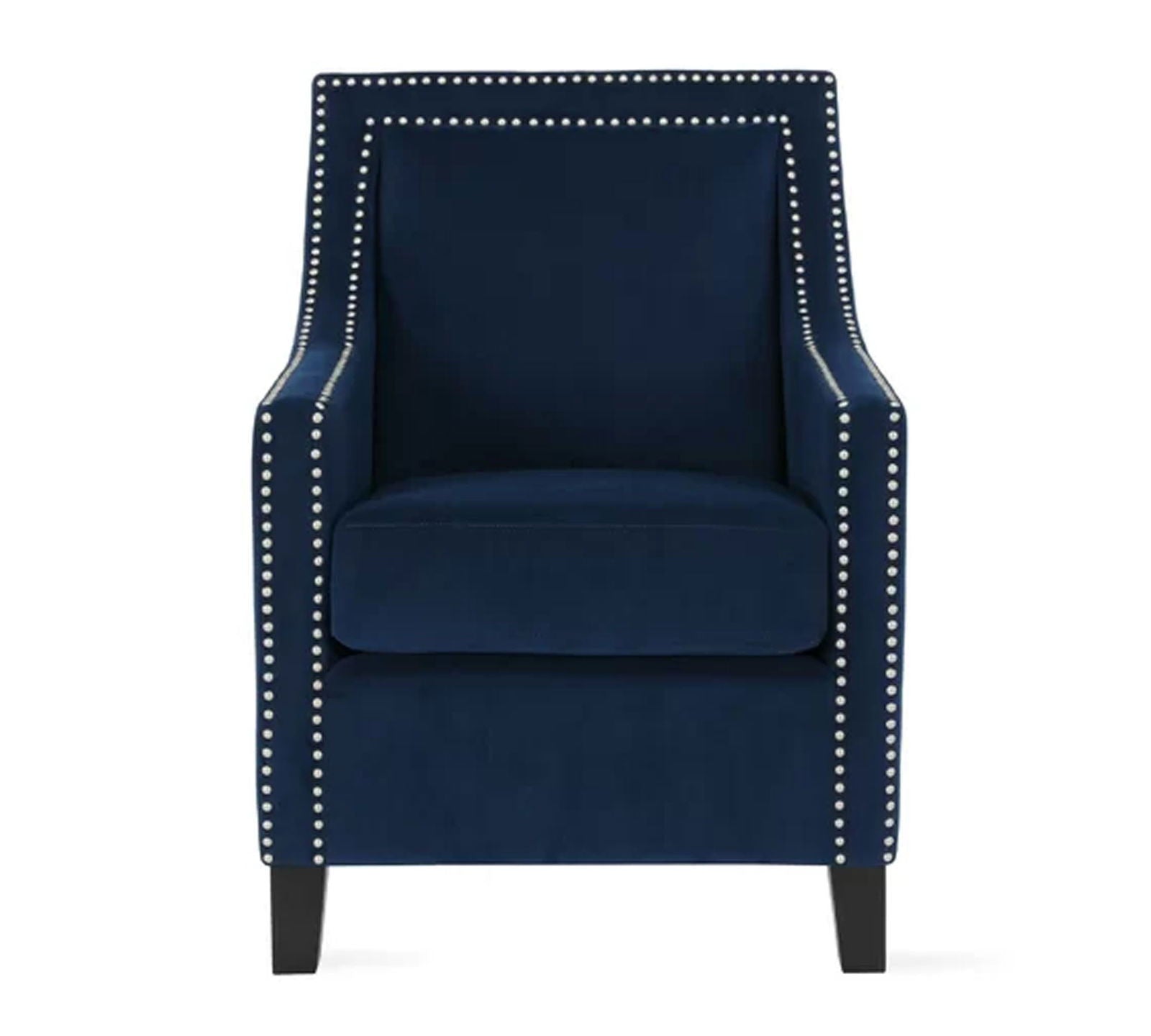 Single Seater Accent Arm Chair with Ottoman -