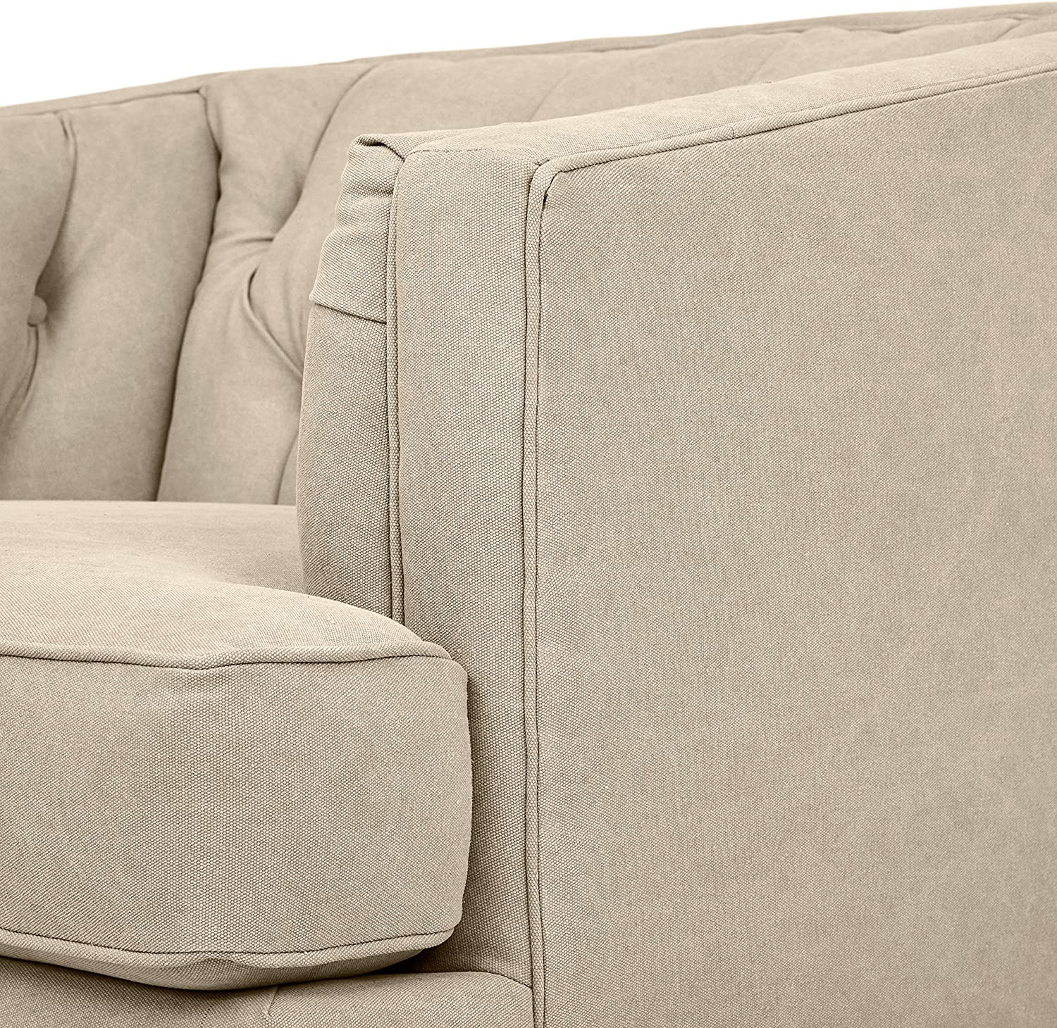 Single Seater Sofa With Solid Wooden Frame, Armchair -