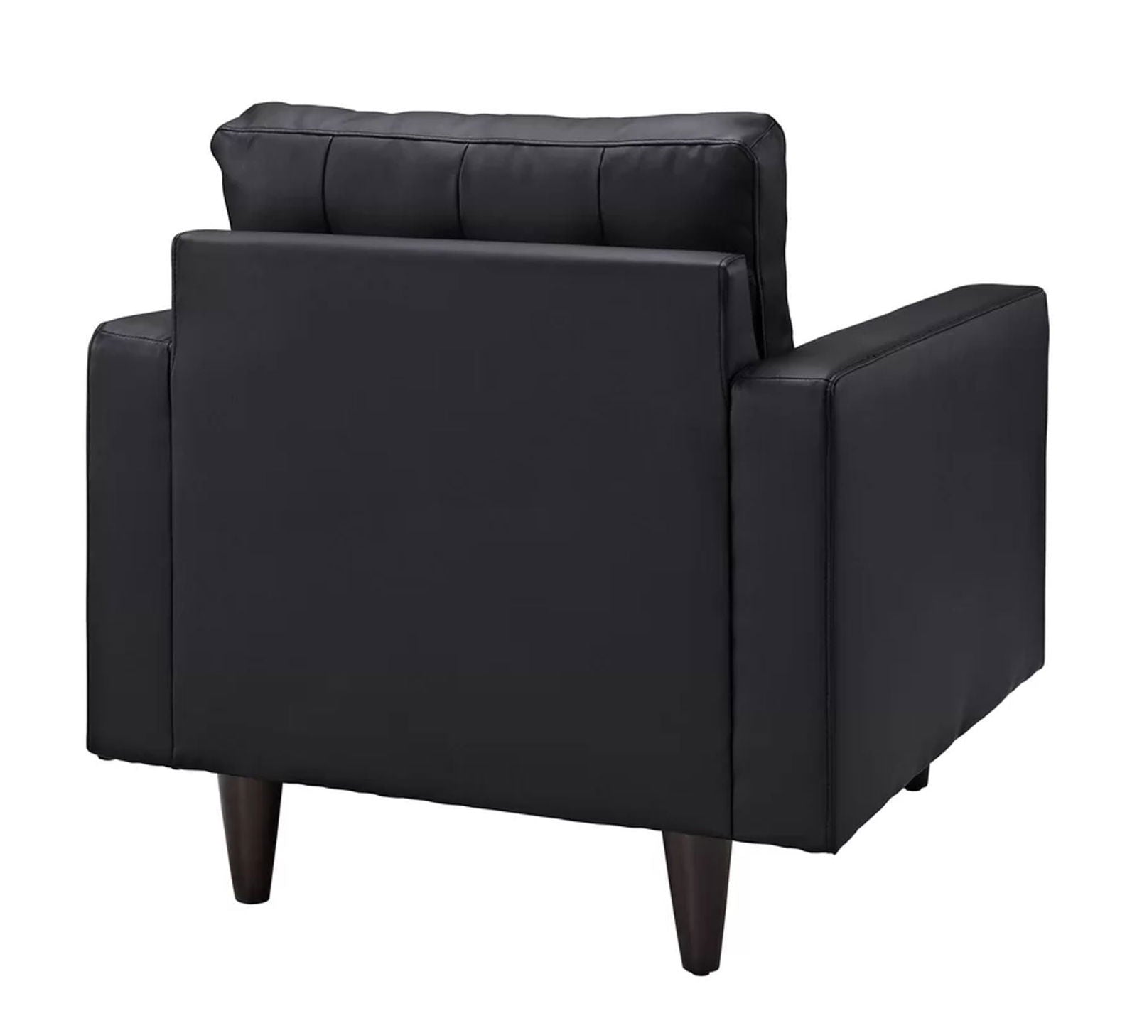 Single Seater Sofa in Wooden Legs Base -