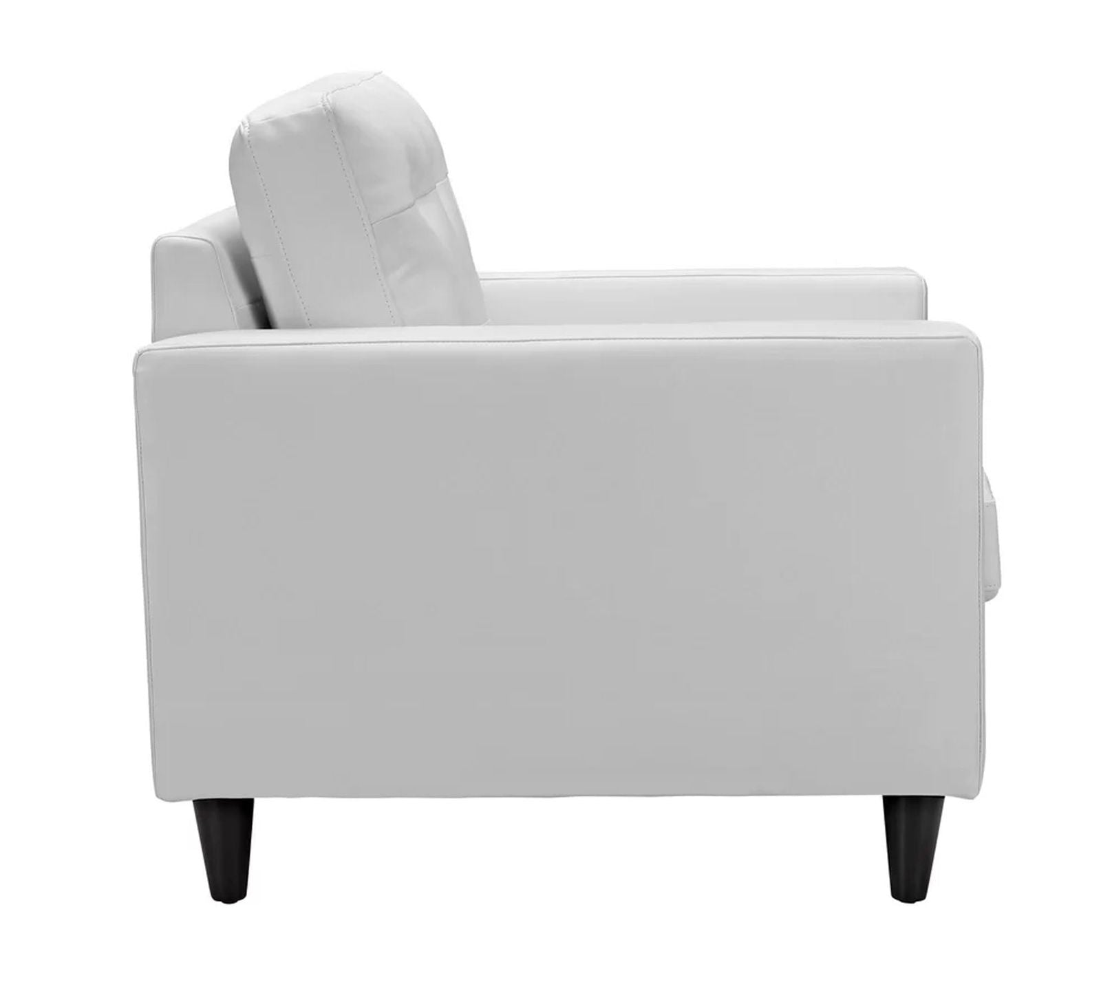 Single Seater Sofa in Wooden Legs Base -
