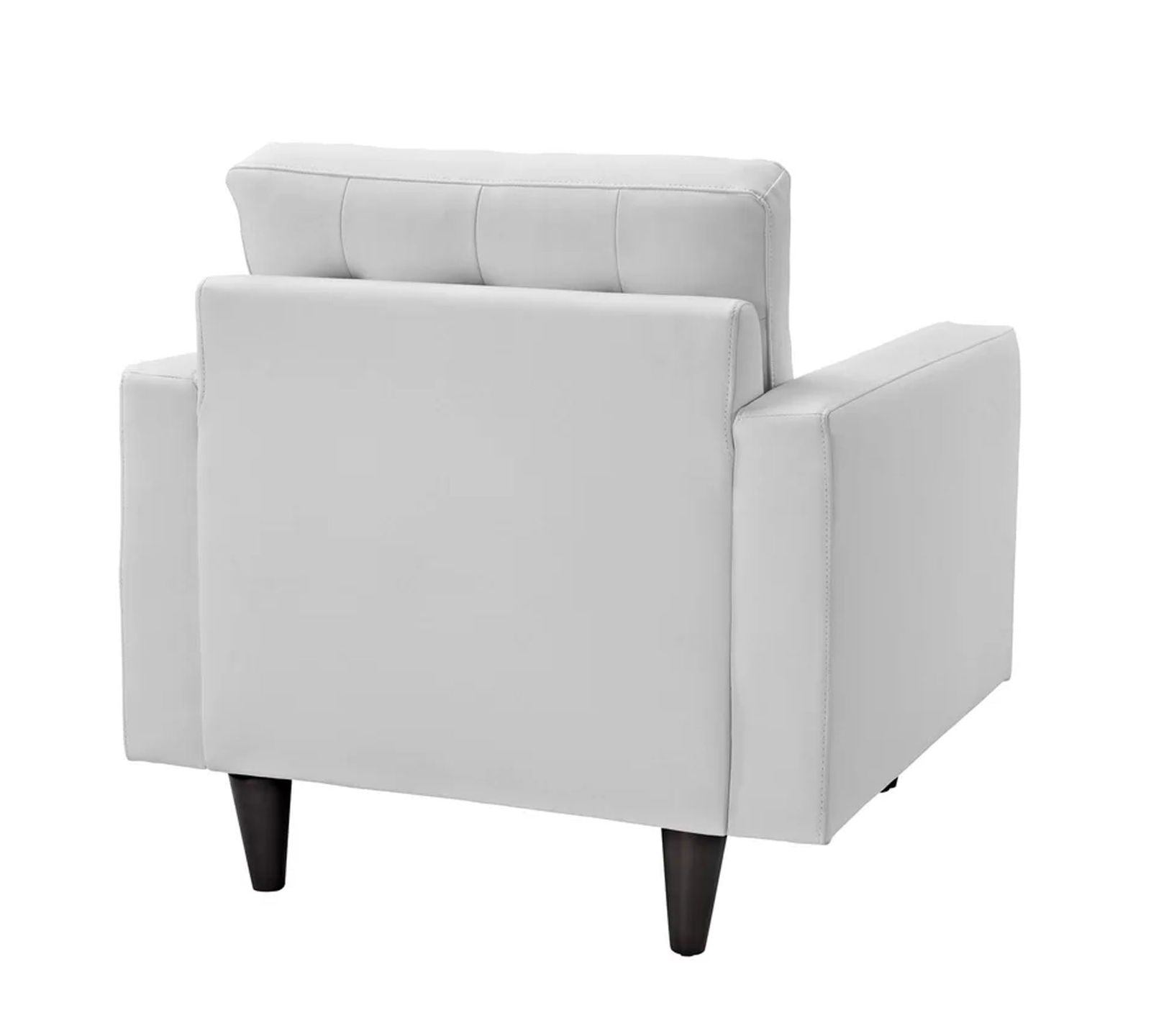 Single Seater Sofa in Wooden Legs Base -
