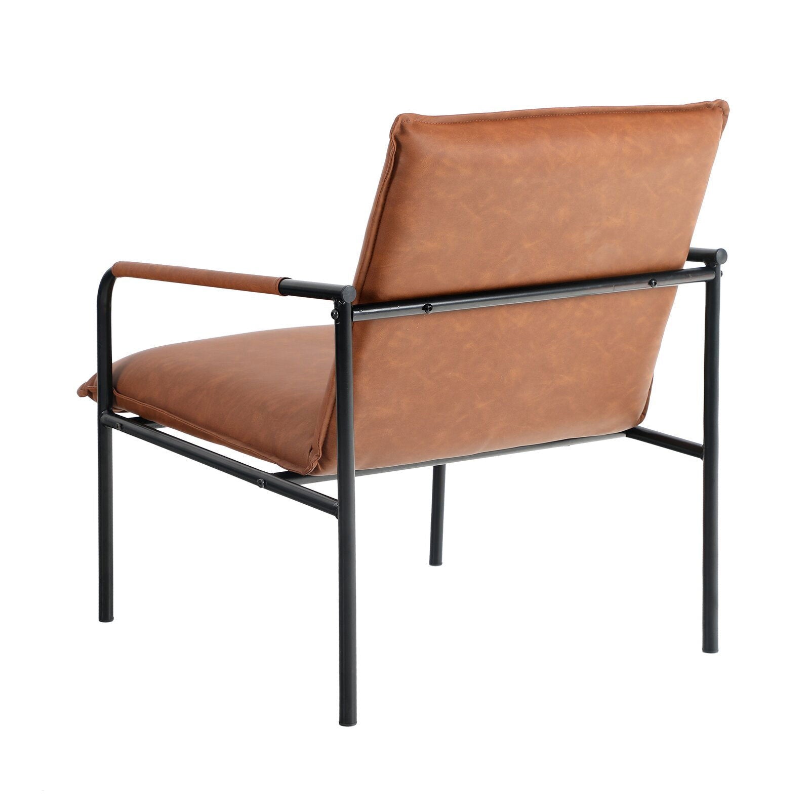 Sitting Chair, Comfortable and Sturdy, Lounge Chair with Metal Legs -