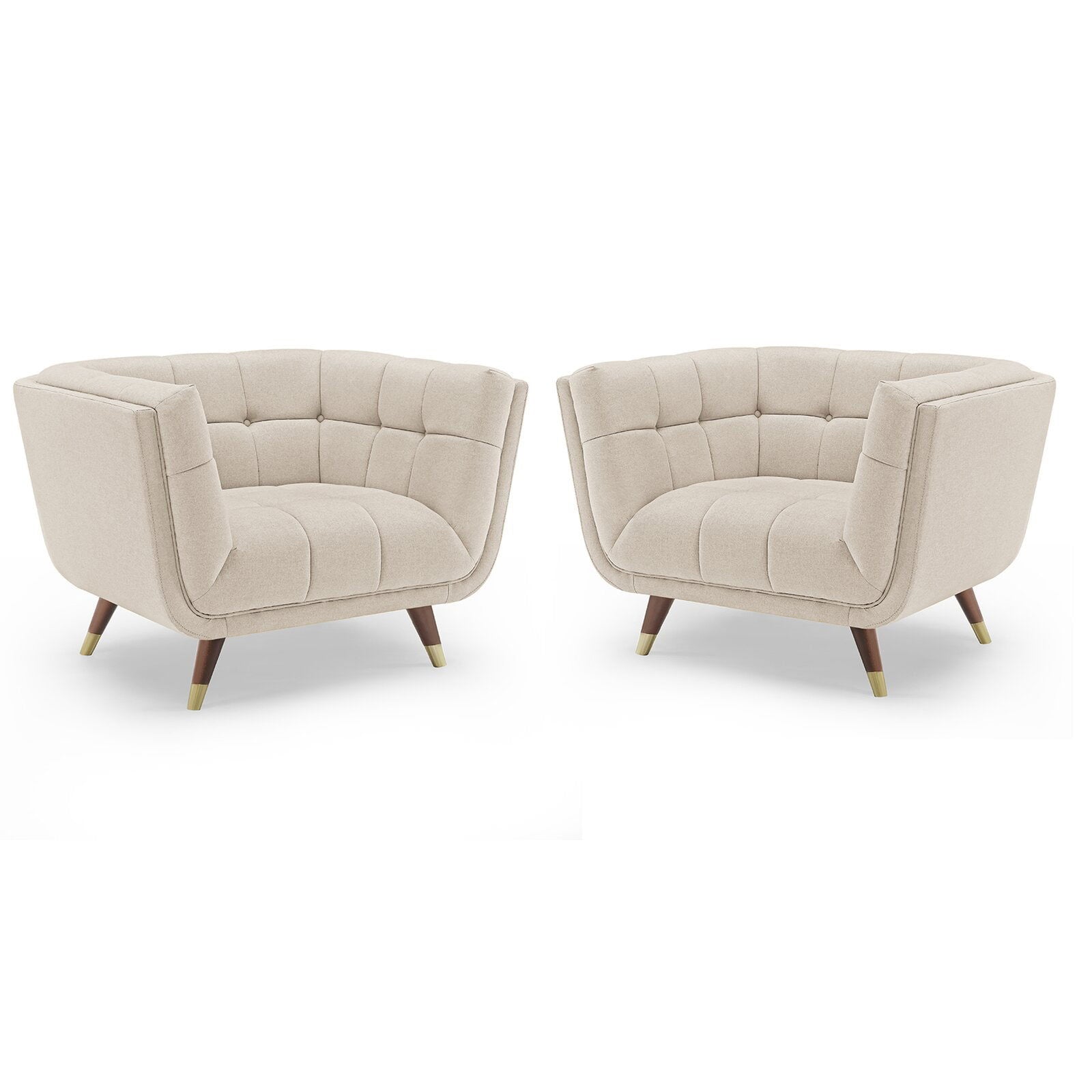 Solid Armchair Lounge Chair -