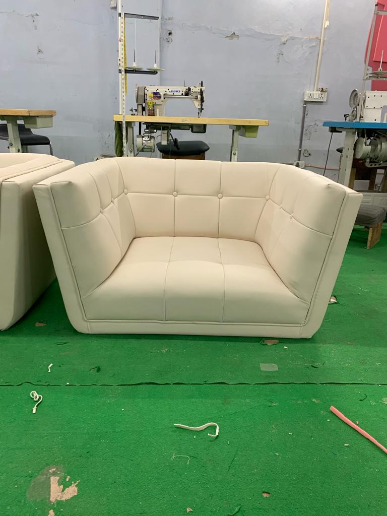 Solid Armchair Lounge Chair -
