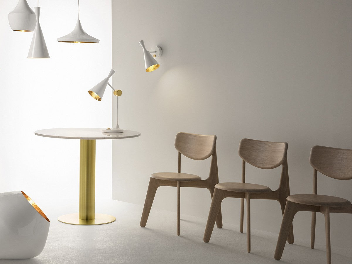 Solid Wood Dining Chair with PU Polish -