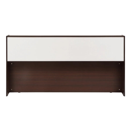 Solid Wood, King Box Bed in Walnut Finish -