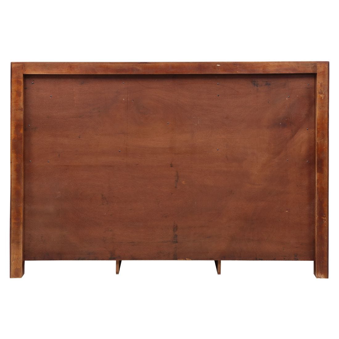 Solid Wood King Size Bed in Honey Finish with Hydraulic Storage -