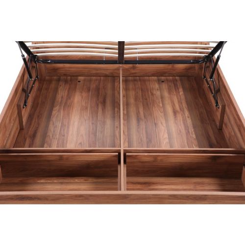 Solid Wood King Size Hydraulic Bed -