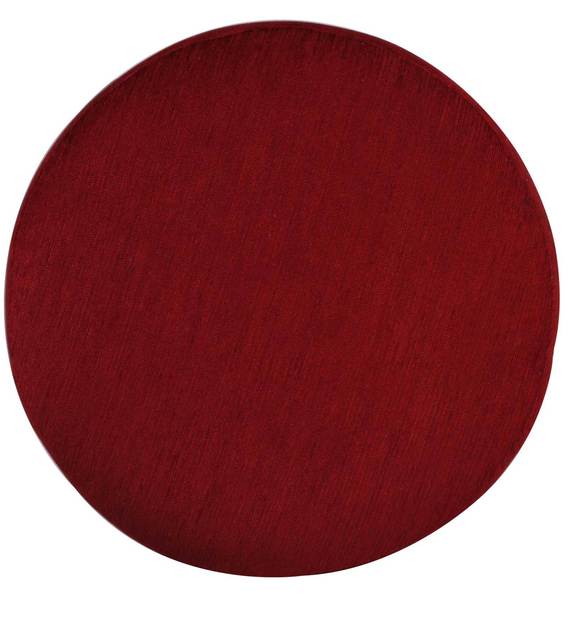 Solid Wooden Frame Fabric Pouffe -