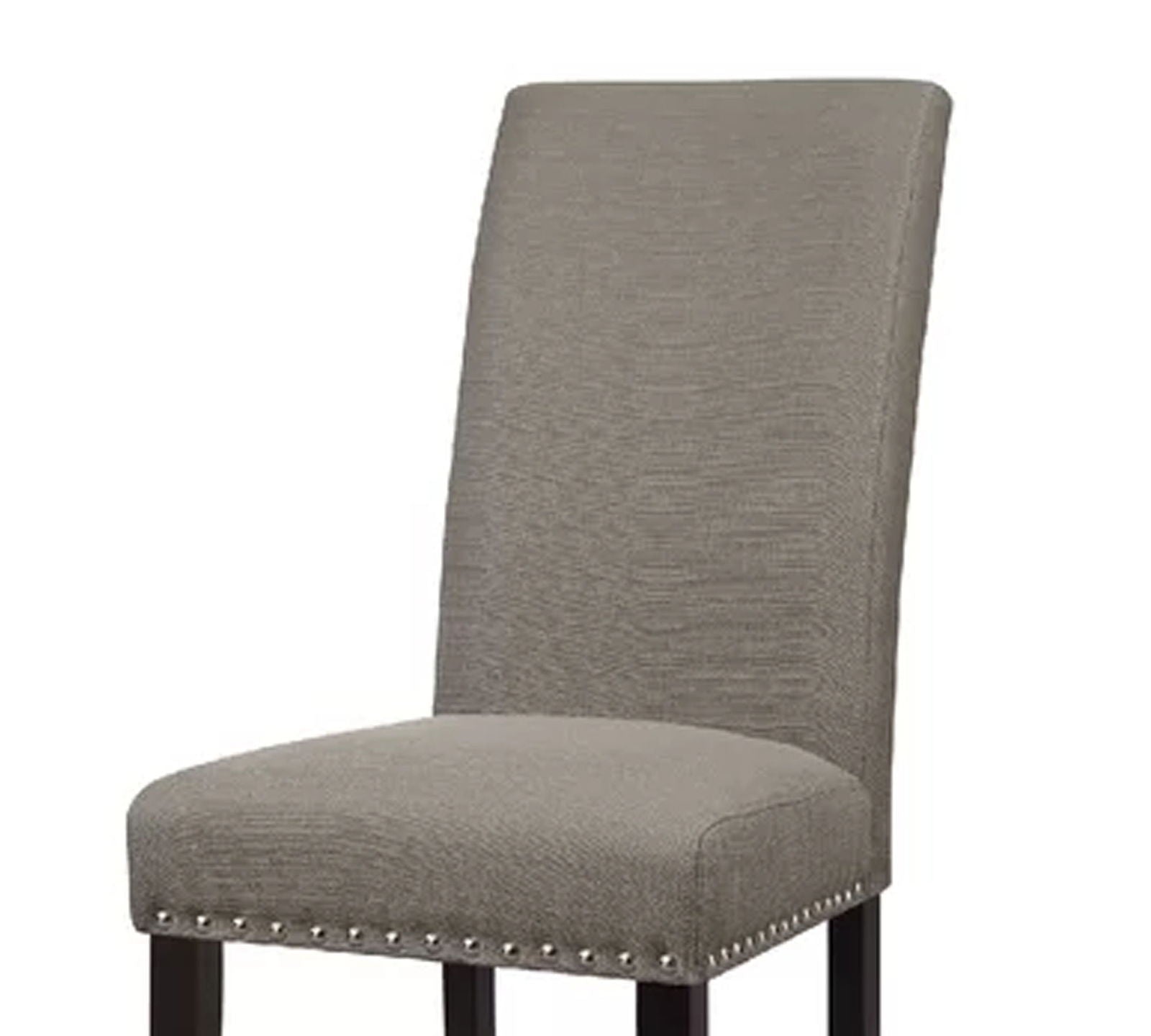 Solid Wooden Frame Legs Base Fabric Dining Chair -