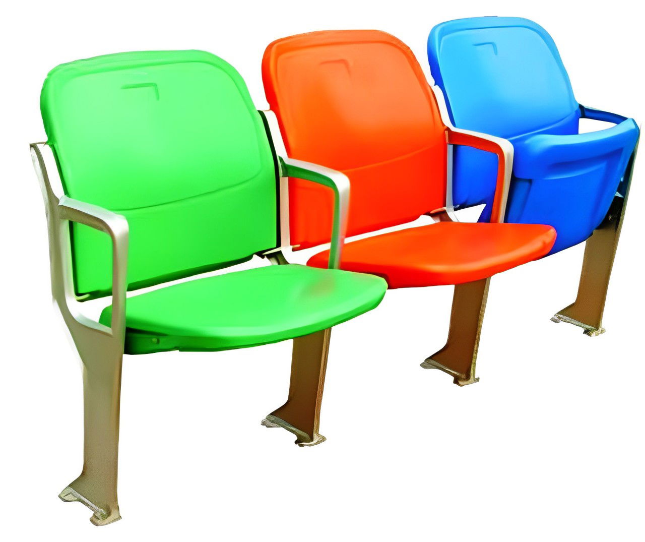 Stadium Seat with Metal Structure & PVC Seat -