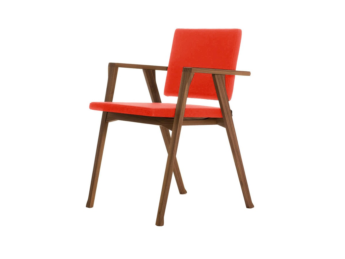 Steel Upholstery Dining Chair with Steel Frame Base -
