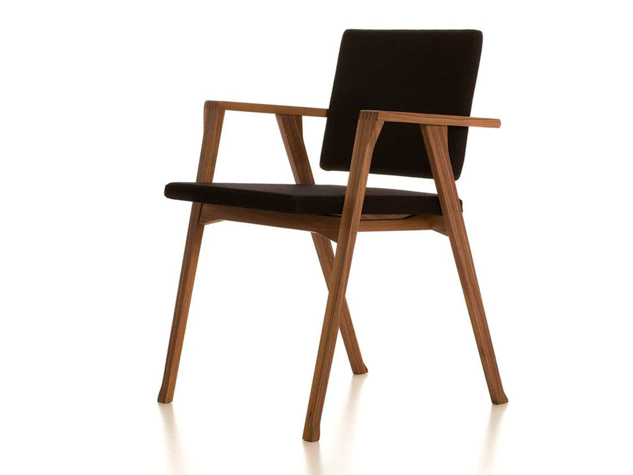 Steel Upholstery Dining Chair with Steel Frame Base -