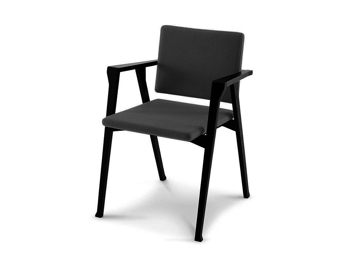 Steel Upholstery Dining Chair with Steel Frame Base -