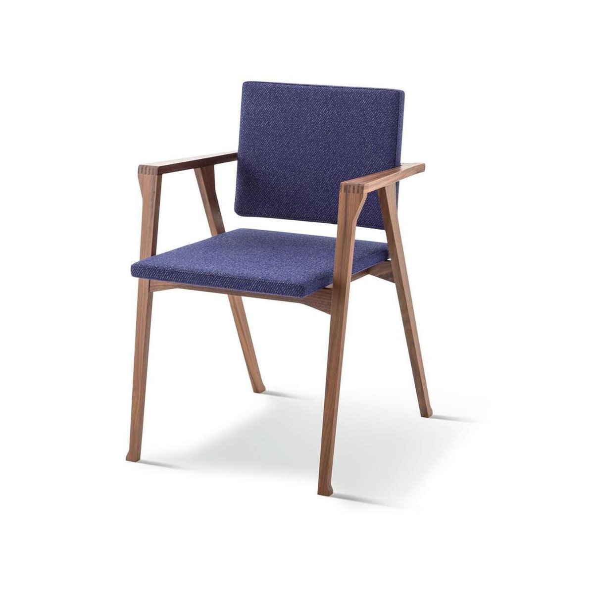Steel Upholstery Dining Chair with Steel Frame Base -
