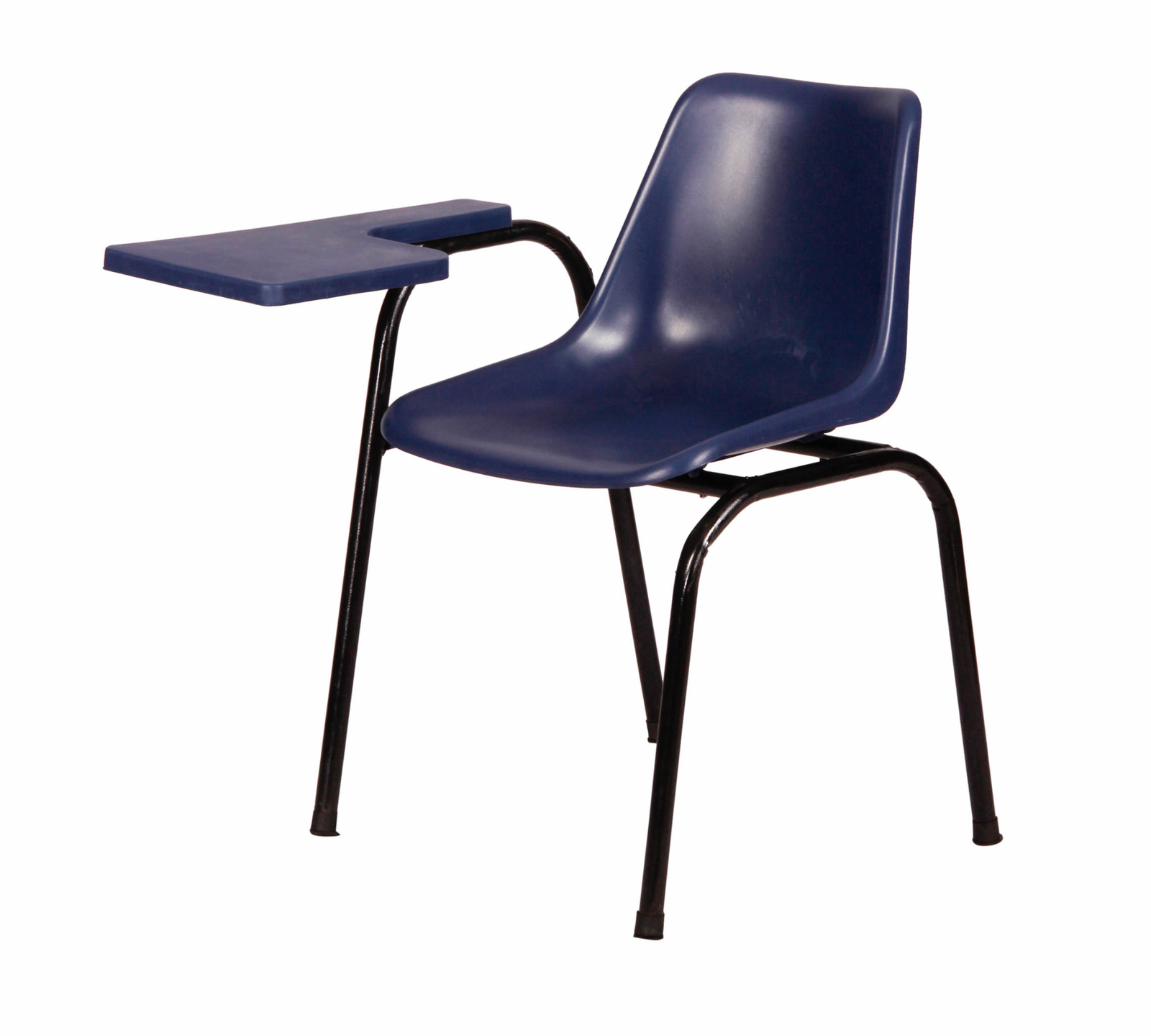 Study Chair With Writing Pad in The Metal Frame Legs Base -