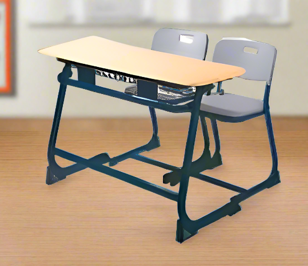 Study Desk with PVC Back Seat & Particle Top -