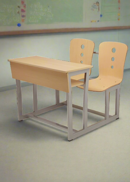 Study Desk with Plyboard Back Seat & Top -