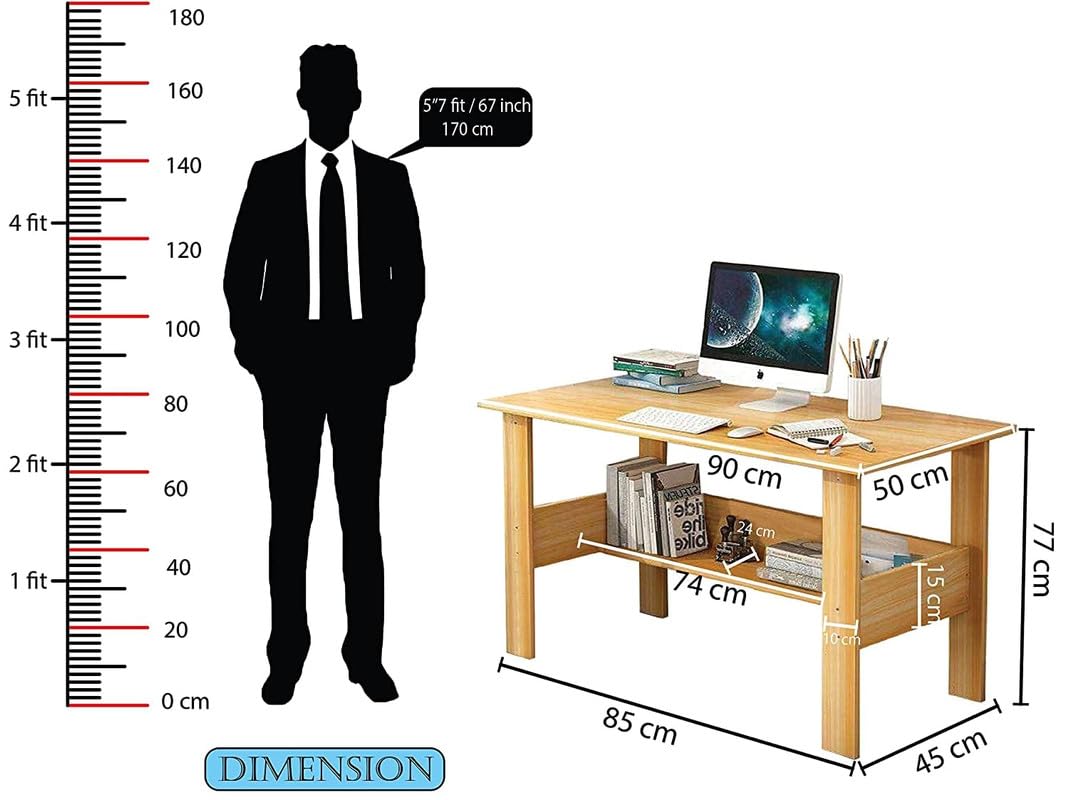 Study Table & Computer Desk with Drawer -