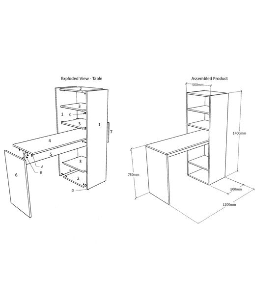Boost Productivity and Style: Explore Our Range of Study Tables – Lakdi ...