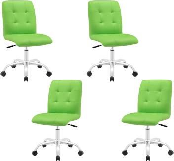 Swivel Bar Chair Metal Chrome Base Height Adjustable in Leatherette -