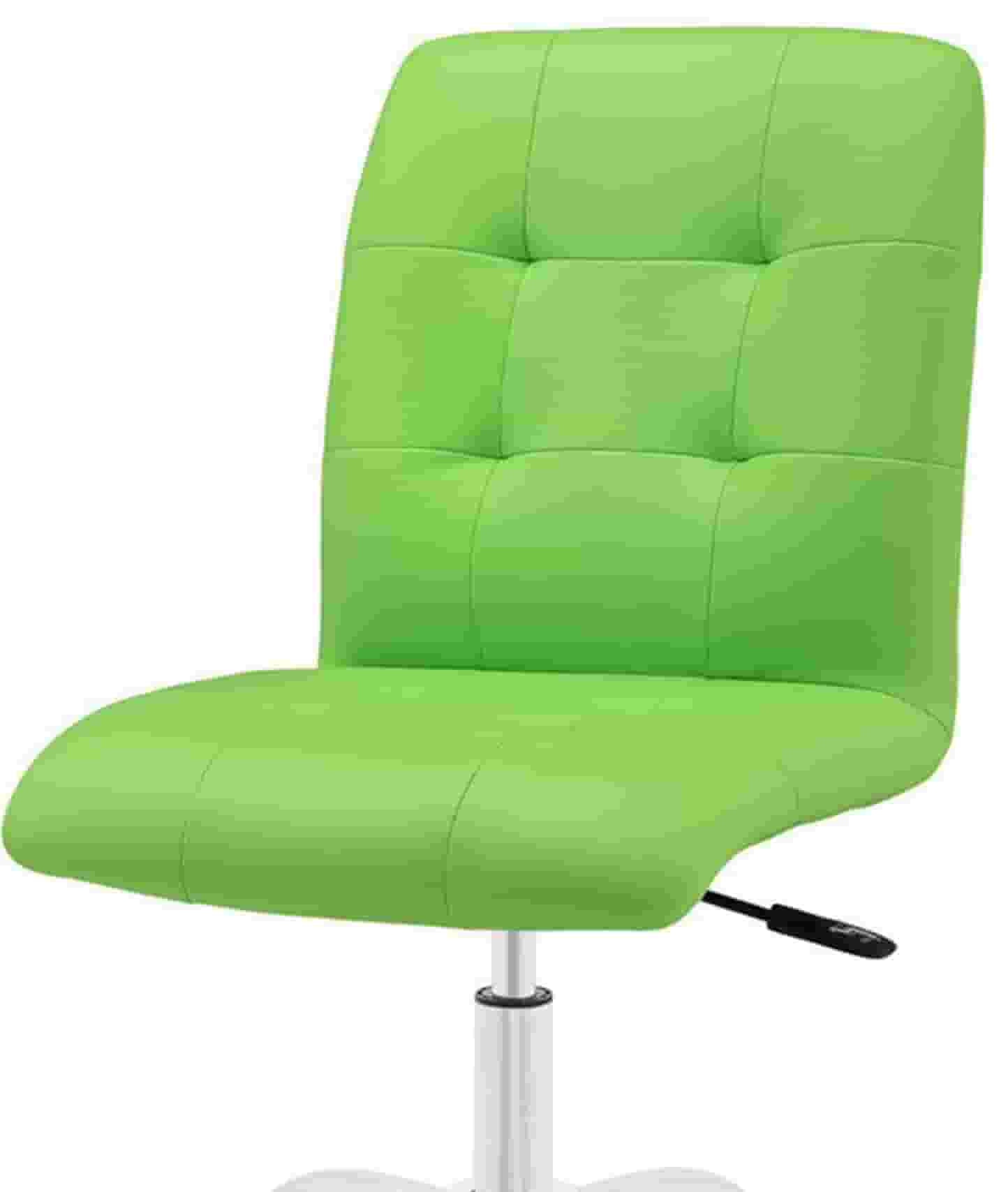 Swivel Bar Chair Metal Chrome Base Height Adjustable in Leatherette -