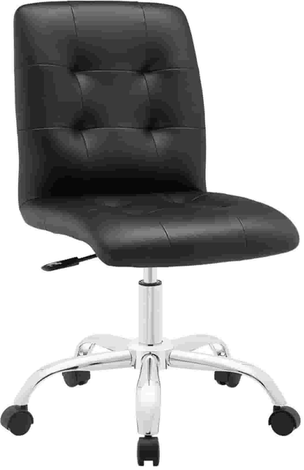 Swivel Bar Stools Metal Chrome Base Height Adjustable in Leatherette -