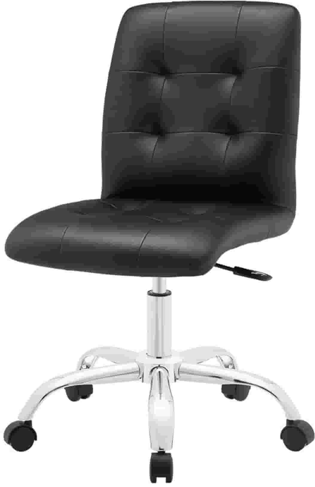 Swivel Bar Stools Metal Chrome Base Height Adjustable in Leatherette -