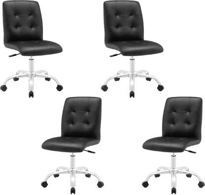 Swivel Bar Stools Metal Chrome Base Height Adjustable in Leatherette -
