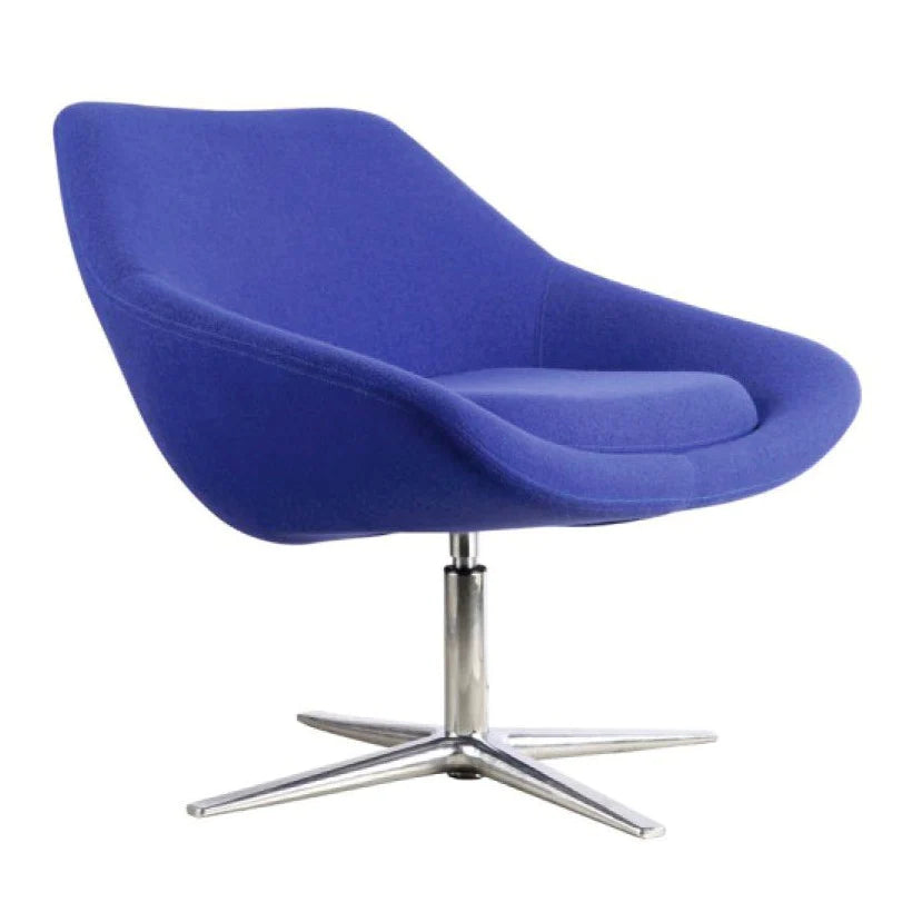 Swivel Chair, Lounge chair Base in Chrome Finish -