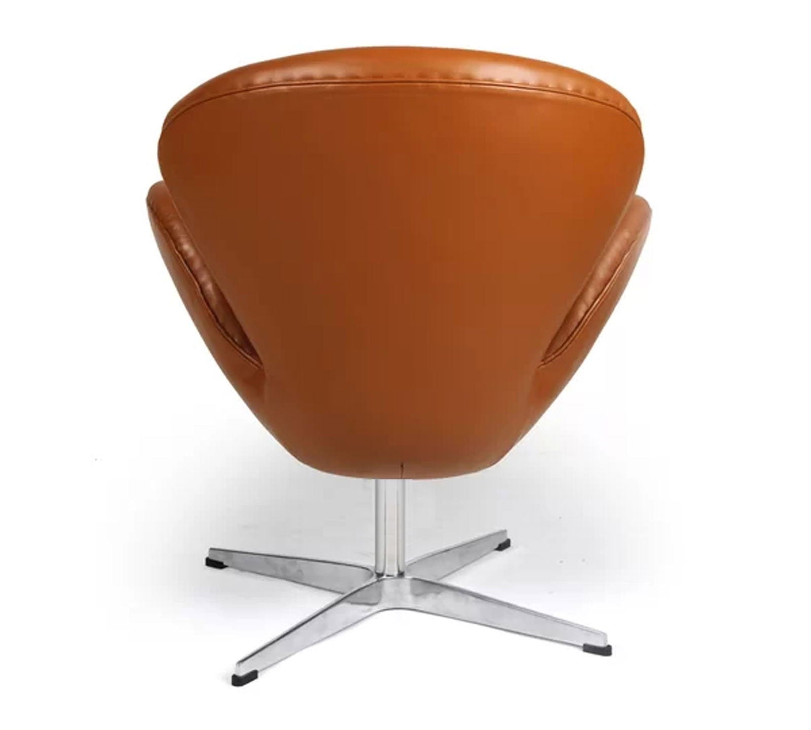 Swivel Lounge Chair in Metal Base -