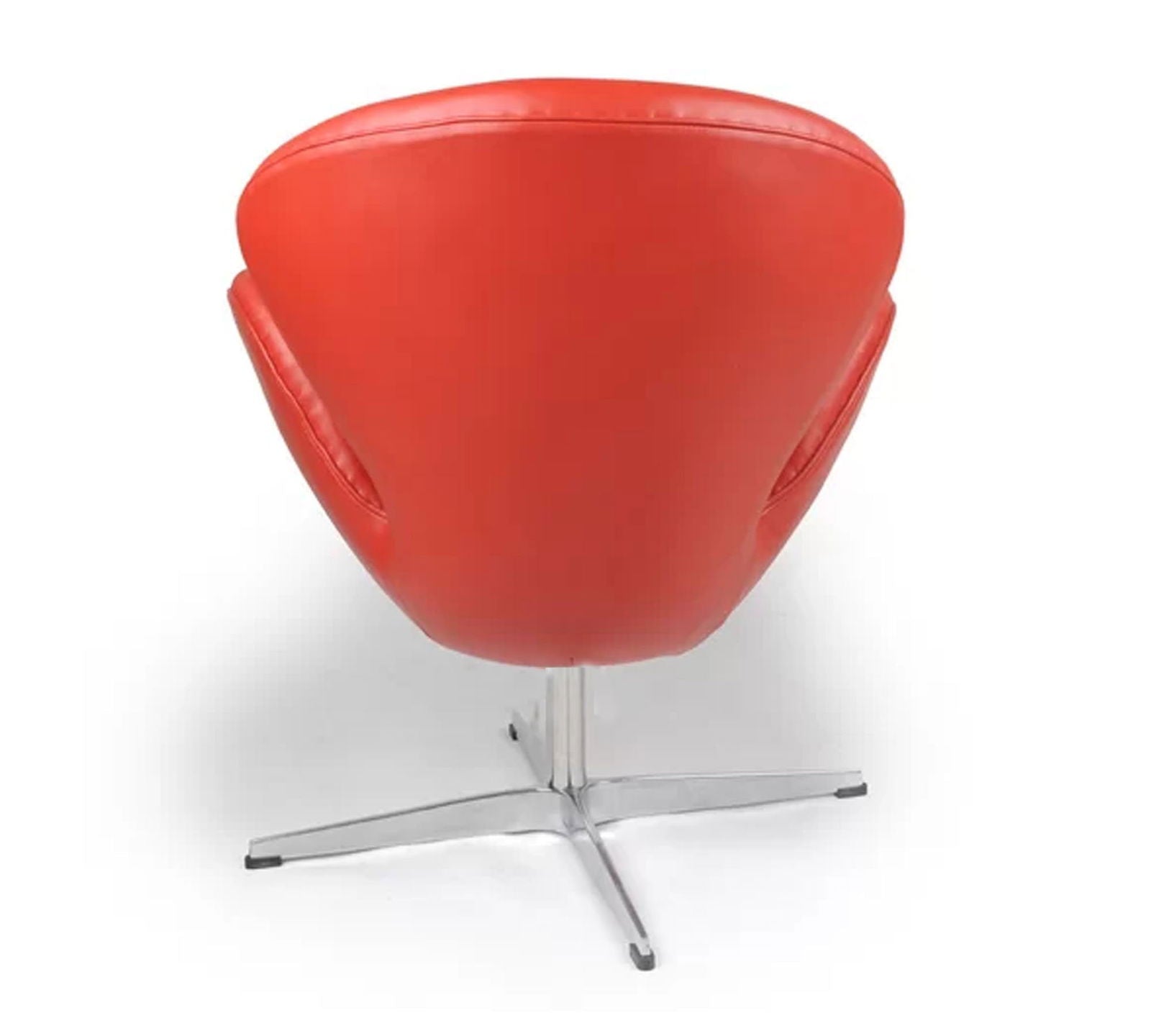 Swivel Lounge Chair in Metal Base -