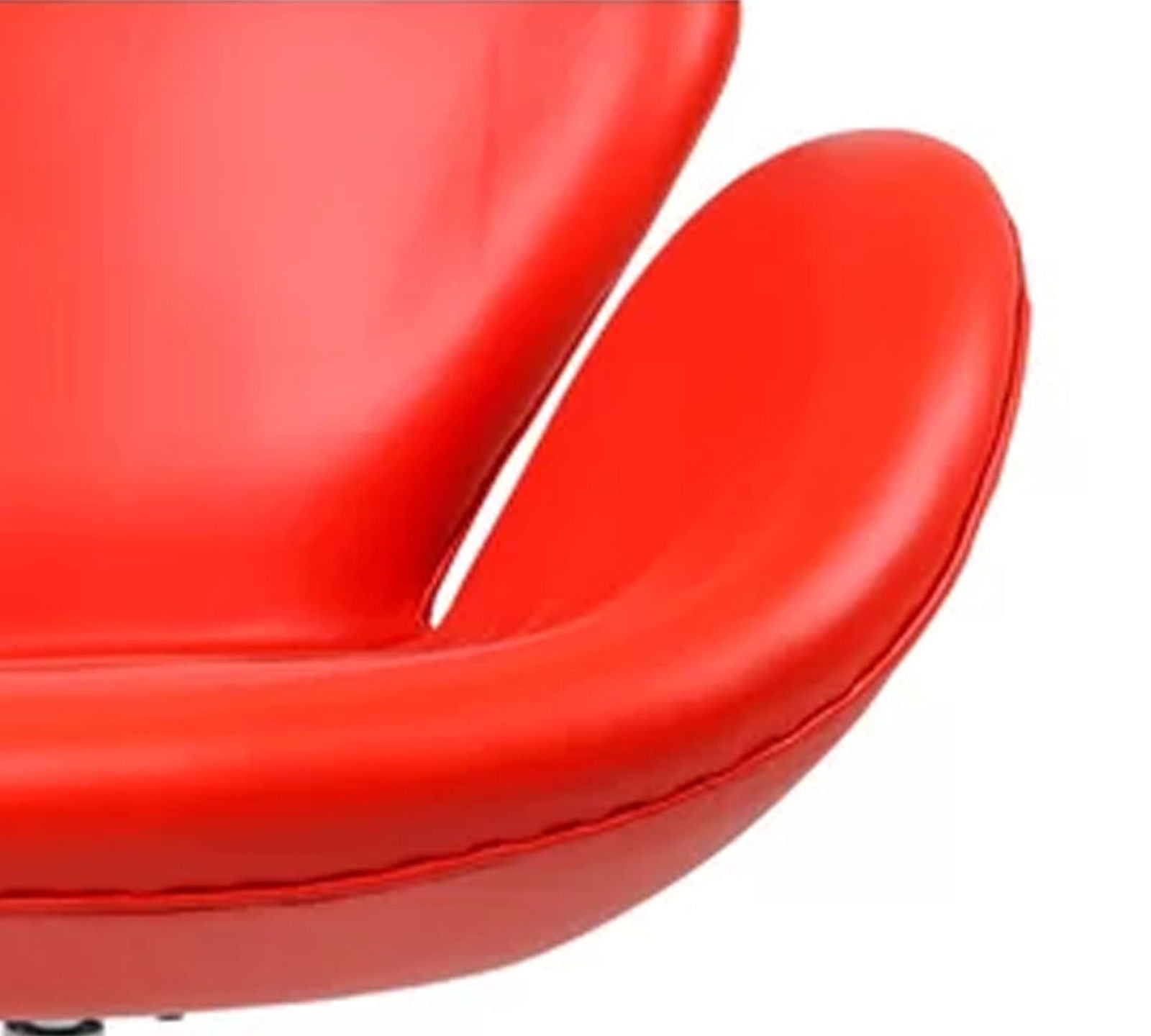 Swivel Lounge Chair in Metal Base -