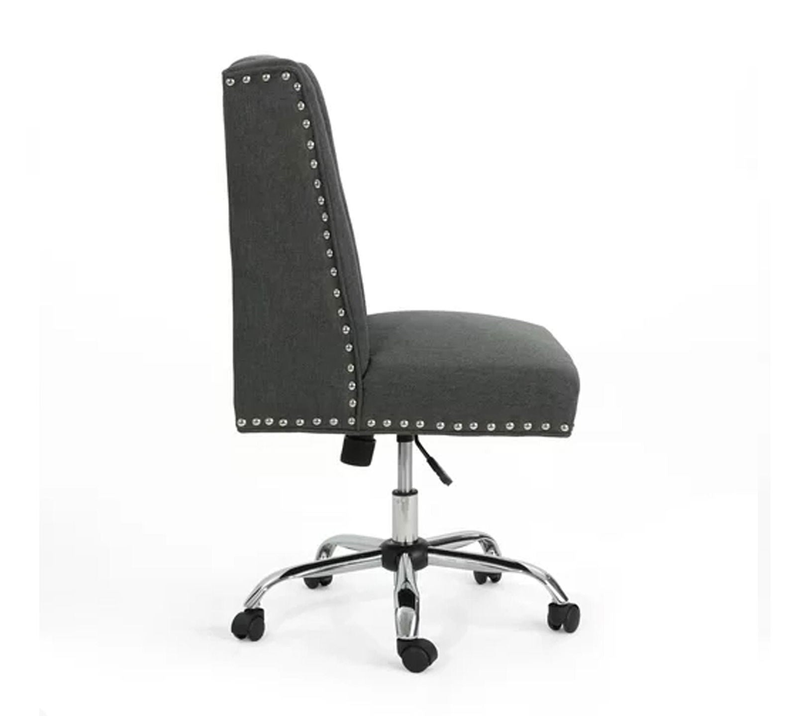 Swivel Lounge Chair with Chrome Base -