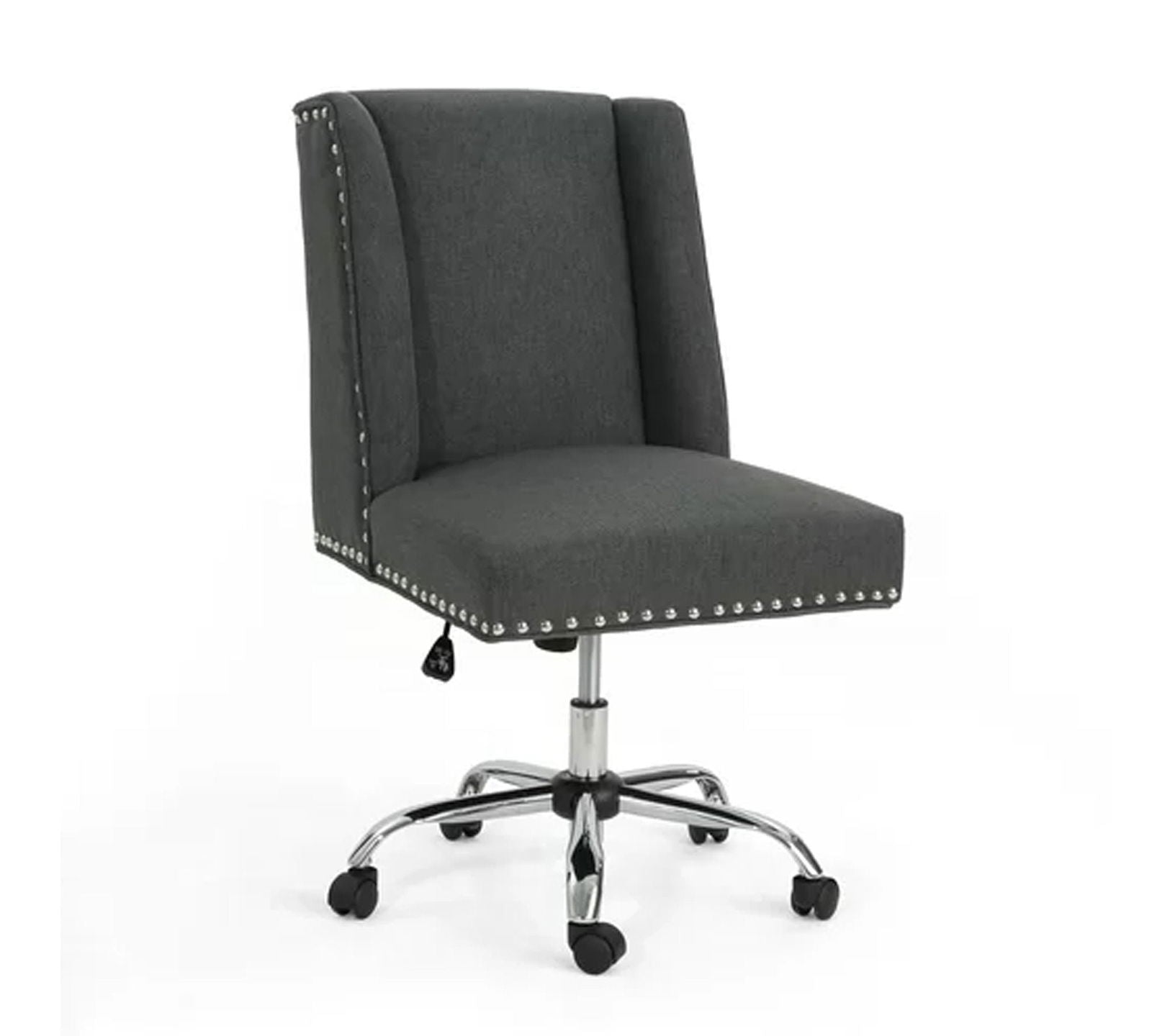 Swivel Lounge Chair with Chrome Base -