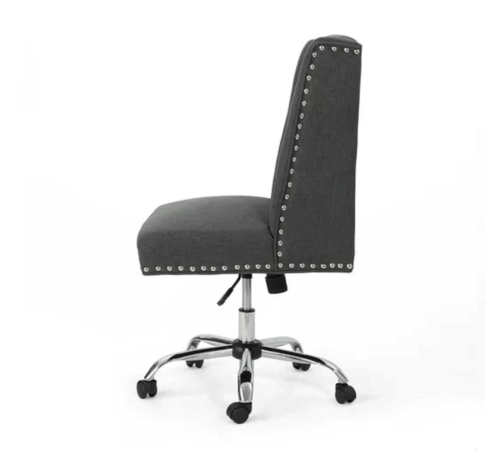 Swivel Lounge Chair with Chrome Base -