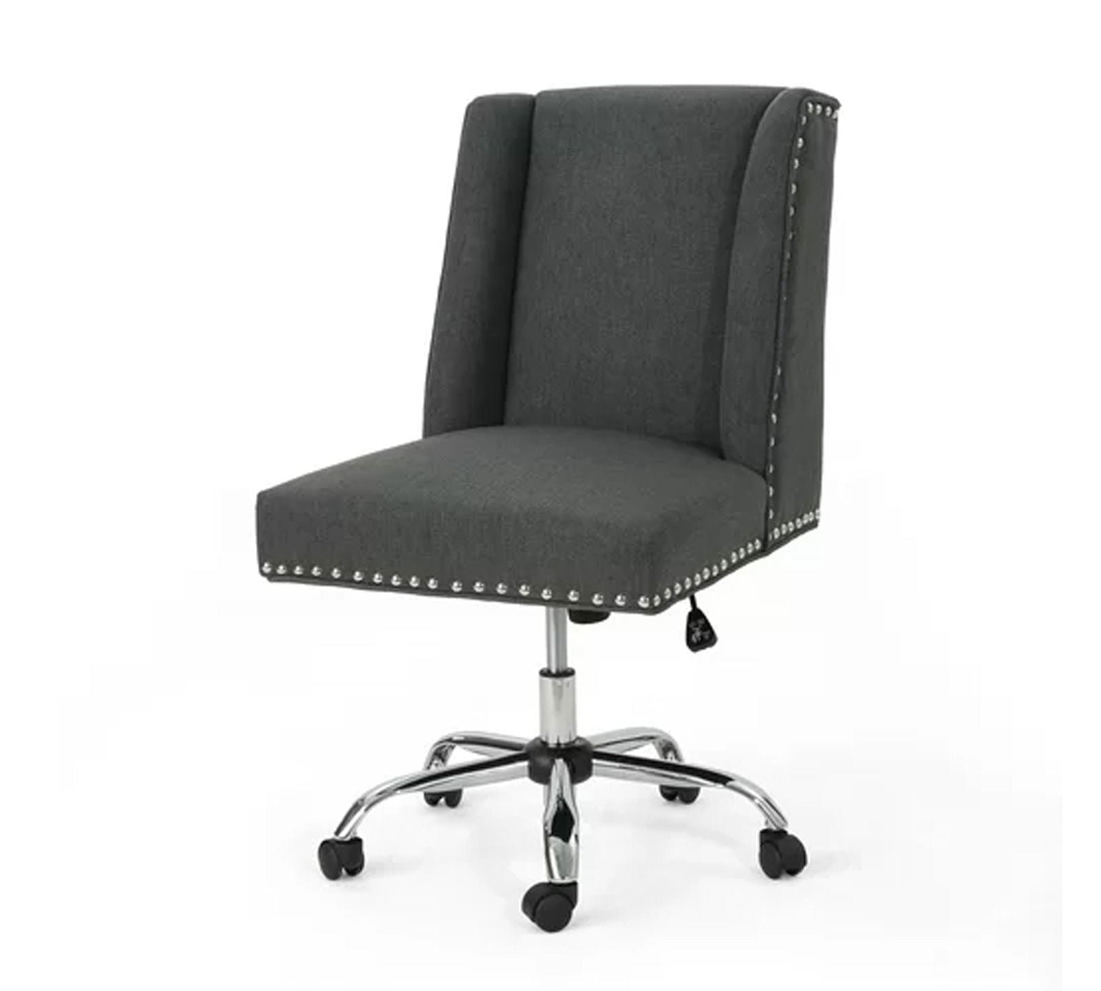 Swivel Lounge Chair with Chrome Base -