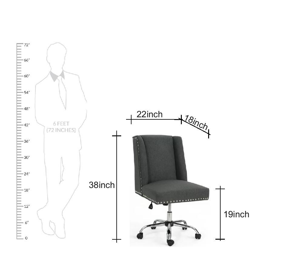 Swivel Lounge Chair with Chrome Base -