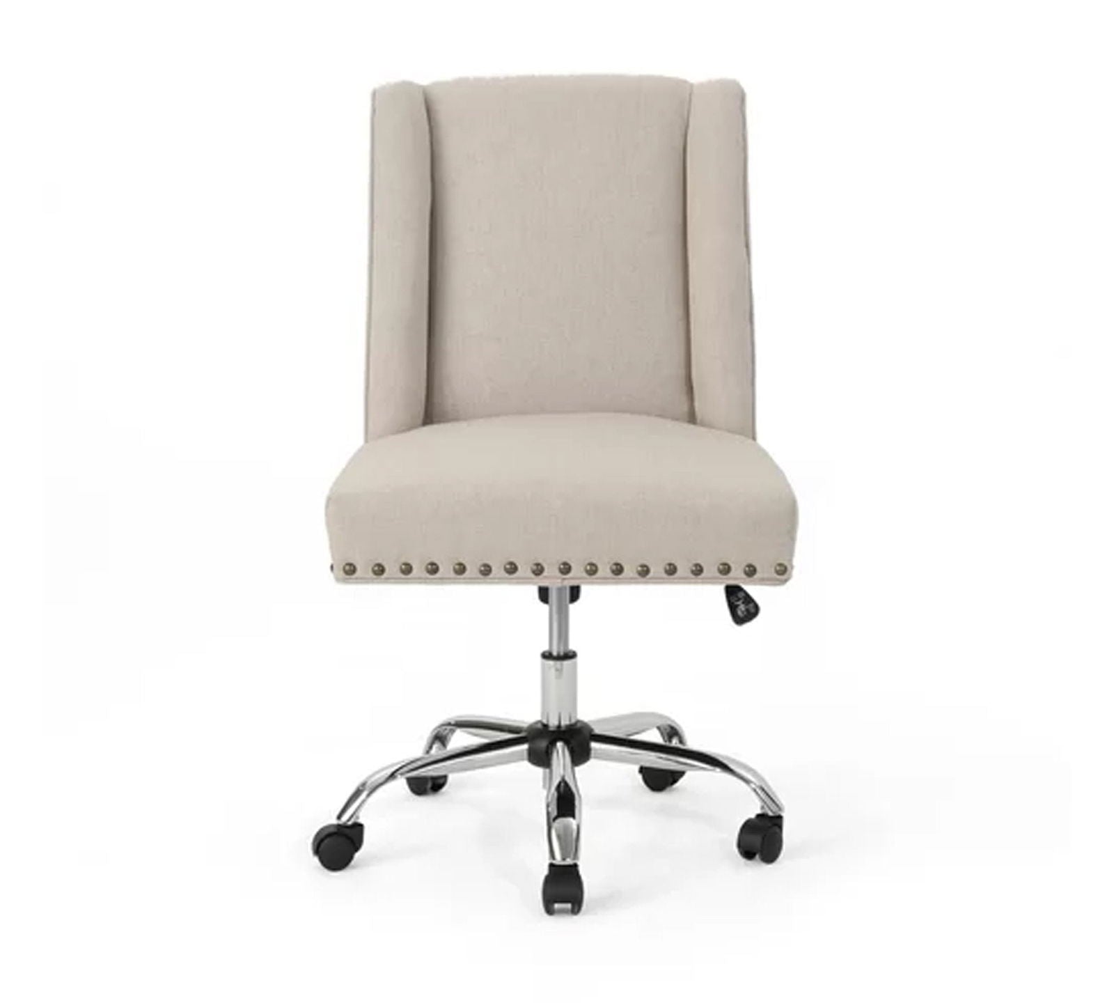 Swivel Lounge Chair with Chrome Base -