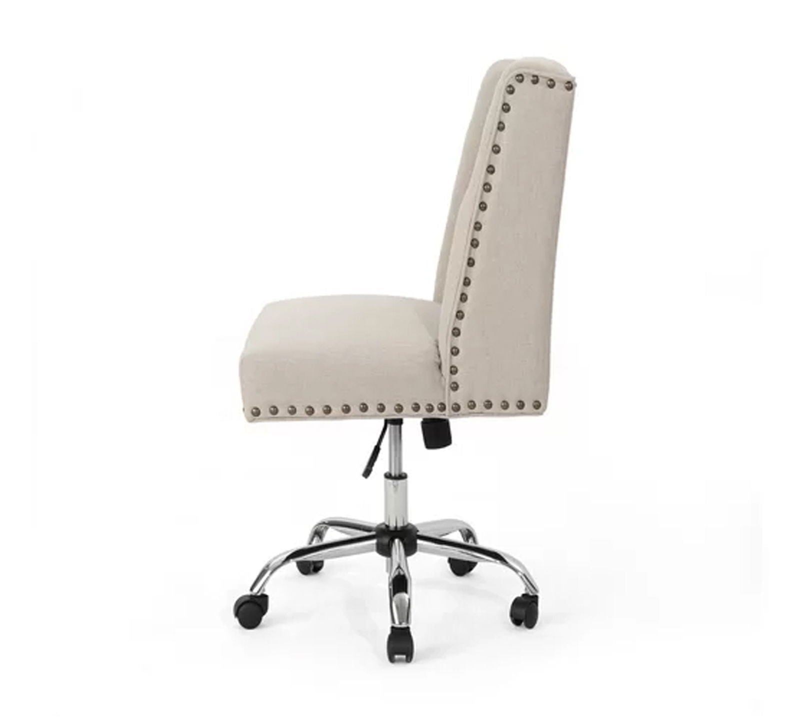 Swivel Lounge Chair with Chrome Base -