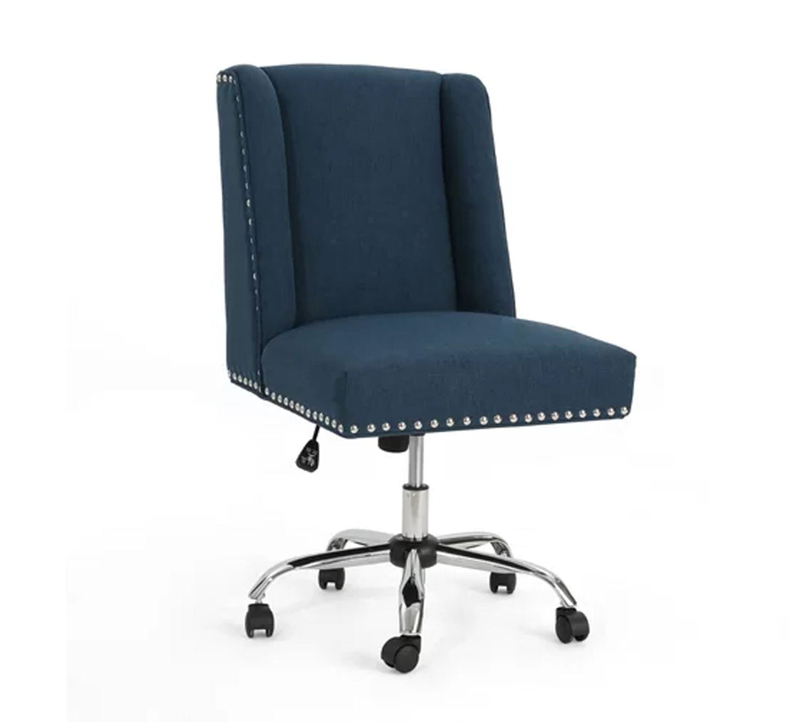Swivel Lounge Chair with Chrome Base -