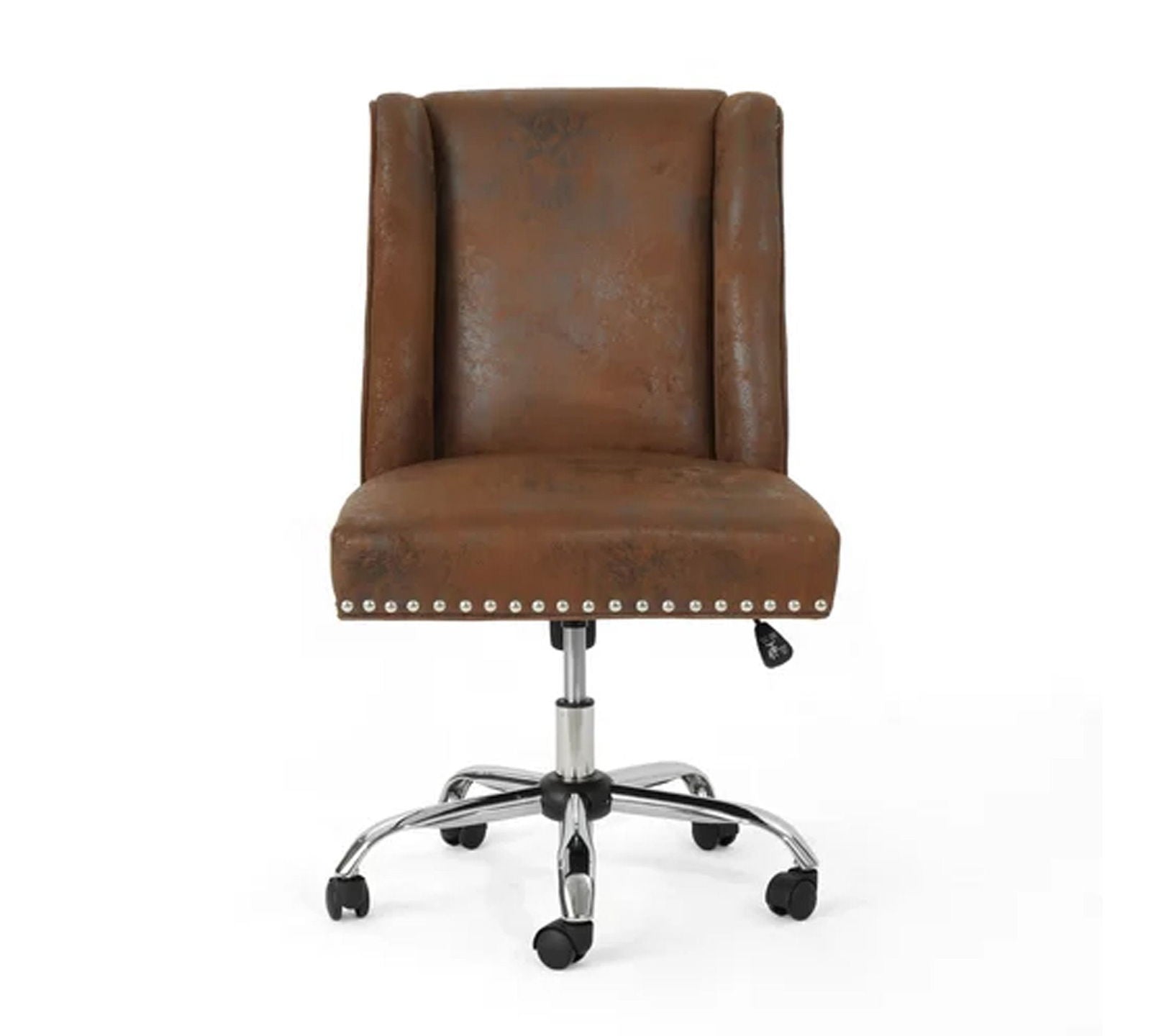 Swivel Lounge Chair with Chrome Base -