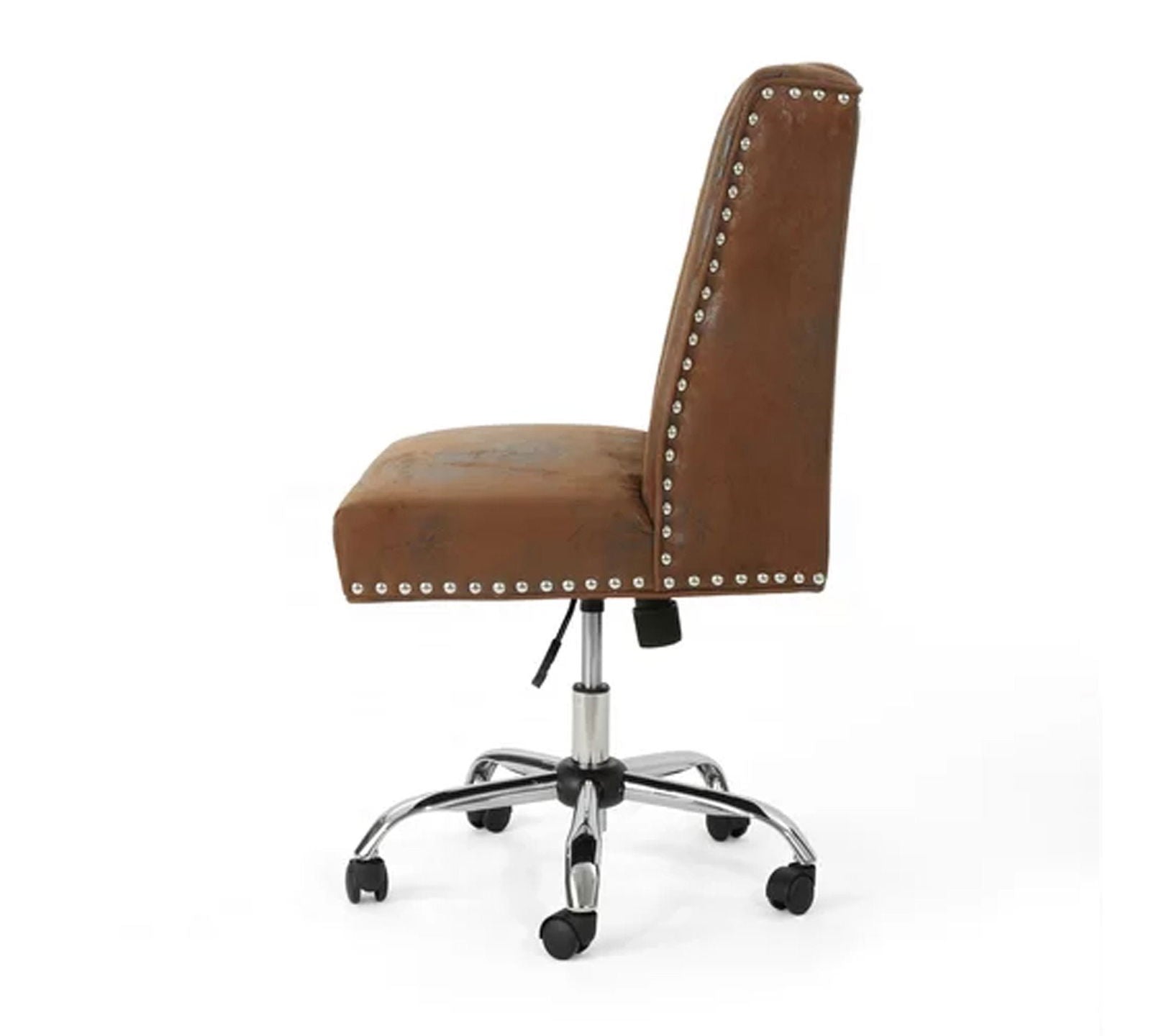 Swivel Lounge Chair with Chrome Base -