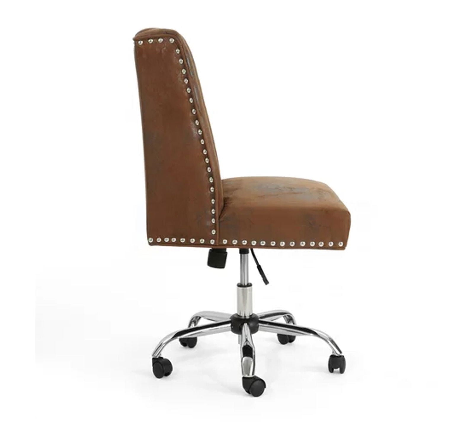 Swivel Lounge Chair with Chrome Base -