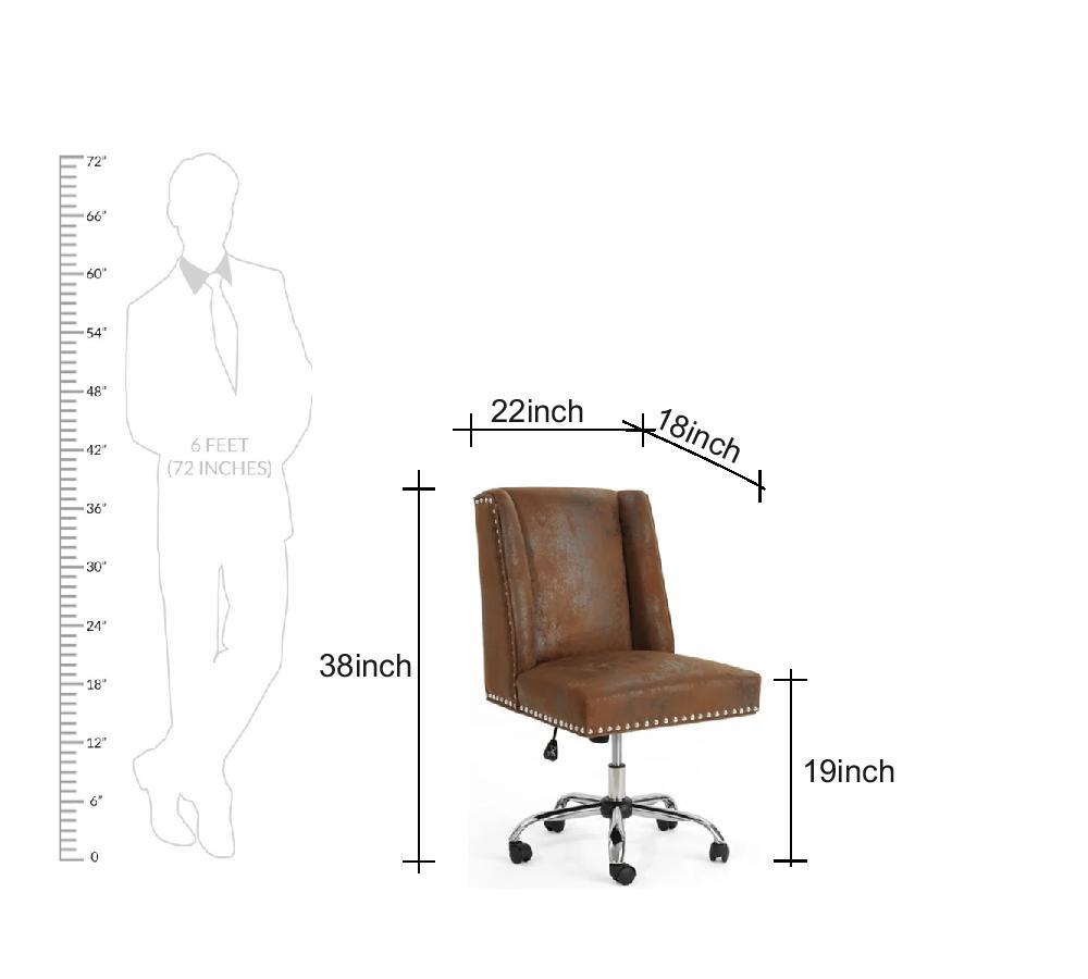Swivel Lounge Chair with Chrome Base -