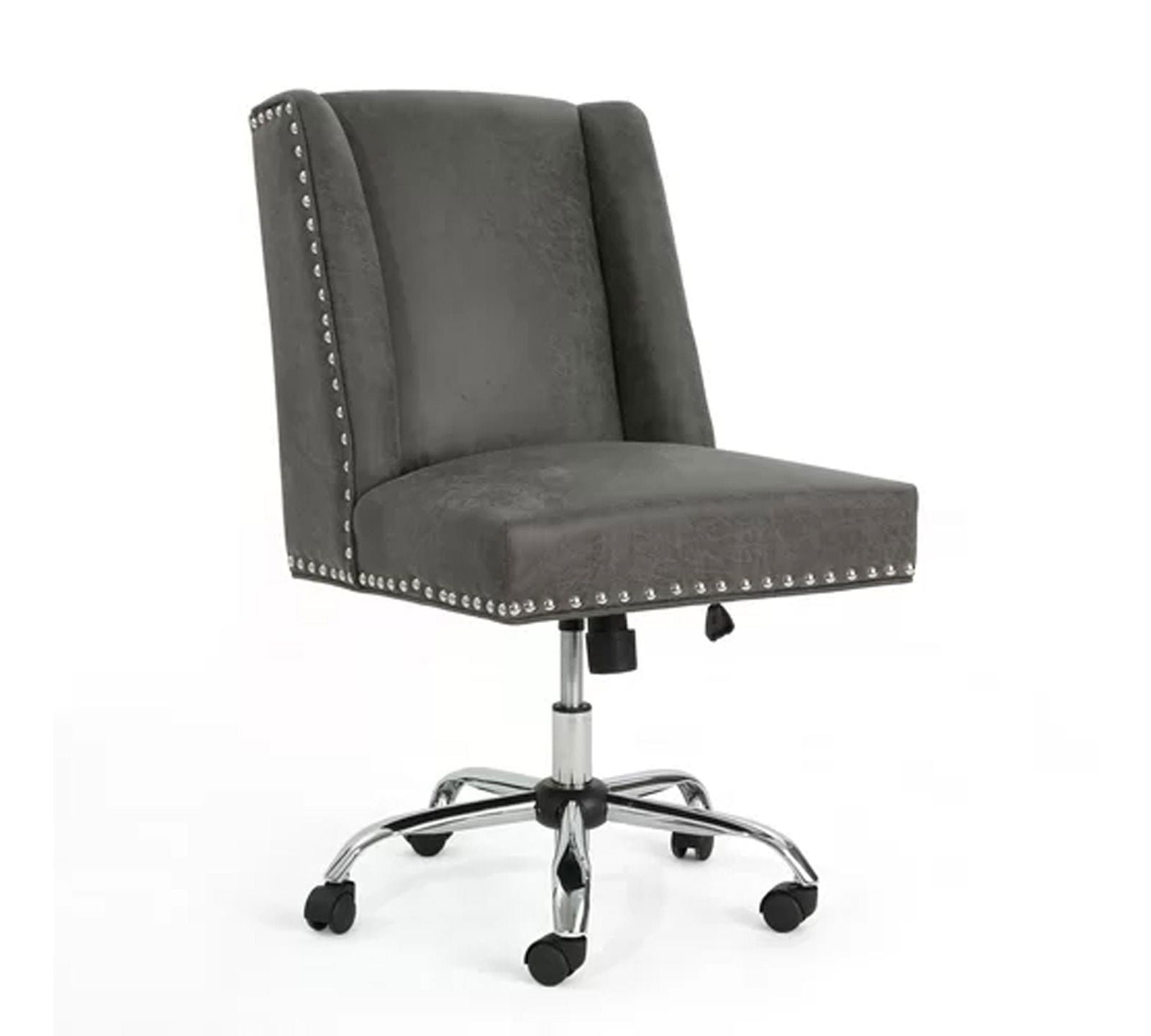 Swivel Lounge Chair with Chrome Base -