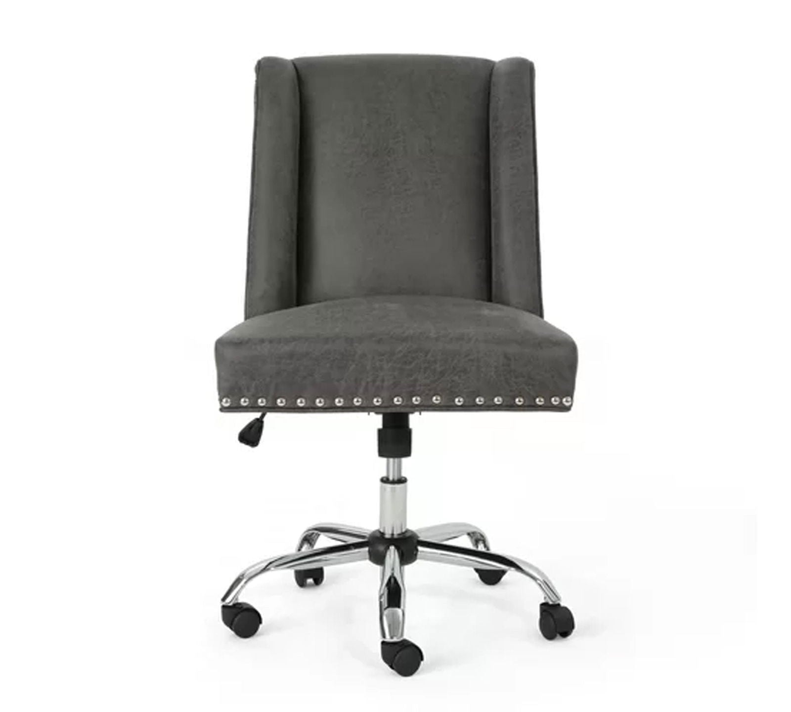 Swivel Lounge Chair with Chrome Base -