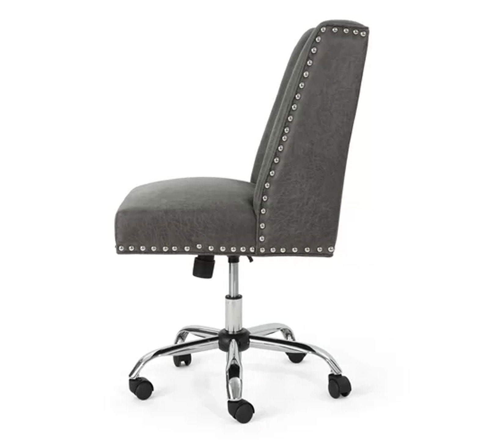 Swivel Lounge Chair with Chrome Base -