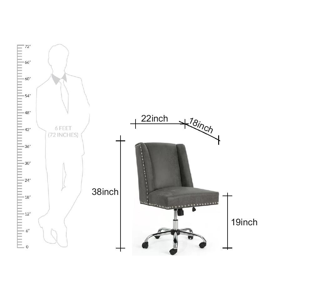Swivel Lounge Chair with Chrome Base -