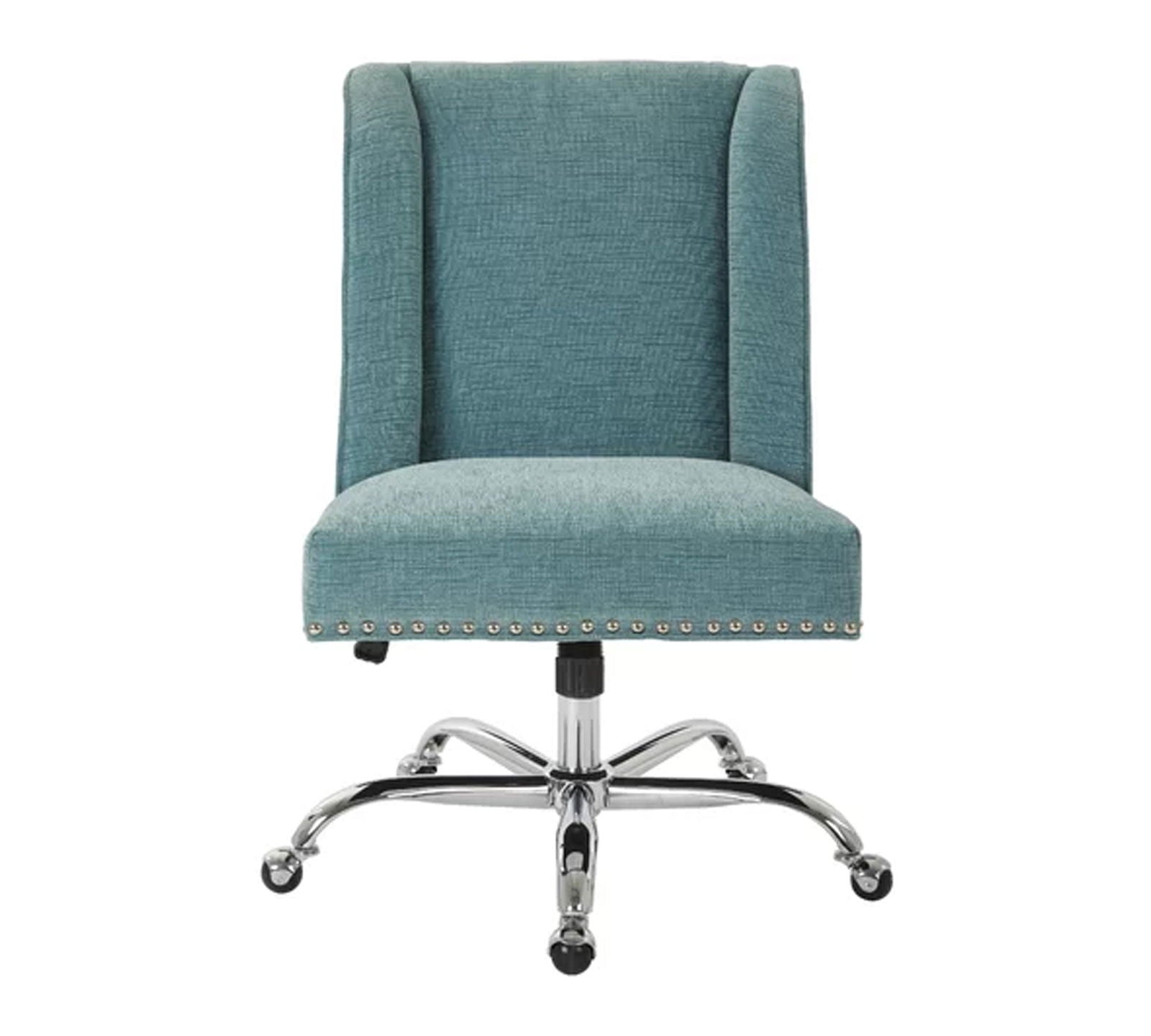 Swivel Lounge Chair with Chrome Base -